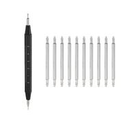 QUARKZMAN 10Pcs Kit Sgancio Rapido Barrette A Molla Larghezza 19Mm Diametro 1.5Mm Perni Sostitutivi Cinturino Perni Collegamento Cinturino Attacchi Con Strumento Rimozione Per Fascette