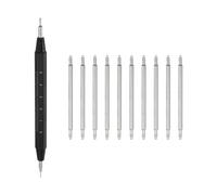 QUARKZMAN 10Pcs Kit Sgancio Rapido Molla Barra 23mm Larghezza 1.5mm Diametro Perno Orologio Sostituzione Cinturino Collegamento Perno Orologio Attacchi Con Strumento Rimozione