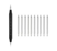 QUARKZMAN 10Pcs Kit Sgancio Rapido Molle Barra 21Mm Larghezza 1.5Mm Diametro Perno Orologio Sostituzione Cinturino Collegamento Perni Orologio Attacchi Con Strumento Rimozione