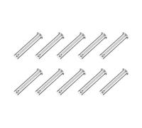 QUARKZMAN 10Pcs M10 x 60mm Perno a Forcella a Singolo Foro, Perni di Aggancio a Testa Piatta in Acciaio Inossidabile 304 per Serratura, Installazione di Mobili, Attrezzature Industriali