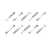QUARKZMAN 10Pcs M8 x 60mm Perno a Forcella con Singolo Foro, Perni di Aggancio a Testa Piatta in Acciaio Inossidabile 304 per Serratura, Installazione di Mobili, Attrezzature Industriali