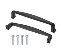 QUARKZMAN 10Pcs Maniglie Per Cassetti, 5.3" (135mm) Lunghezza Maniglie Cucina In Lega Di Alluminio, Maniglie Hardware Mobili Con Viti Per Pensili Cucina, Cassetti Scrivania E Armadio, Nero
