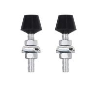 QUARKZMAN 10Pcs Puntali A Leva Con Testa In Gomma, Assemblaggio Viti M5 x 36mm In Acciaio Al Carbonio Per Scatole, Armadi, Porte Con 20Pcs Viti E Rondelle