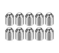 QUARKZMAN 10pcs Puntine A Molla Con Sfera 8x9mm Acciaio Inossidabile 304 Perle Di Posizionamento Senza Gradino Puntine A Molla Con Sfera Fermo A Sfera Dispositivi Meccanici Mobili