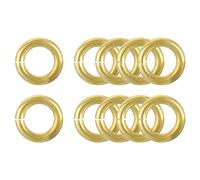 QUARKZMAN 10pz Anelli Salto Aperti 15mm/0.59" Od Connettori Anelli Salto Ottone 3mm O-Ring Spessi per Collane Braccialetti Creazione Gioielli Portachiavi Artigianato Fai-Da-Te Tono Oro
