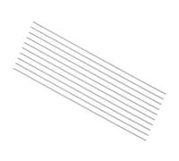 QUARKZMAN 10pz Aste Metalliche Rotondo in Acciaio, 1mm x 150mm Utensile Barra Tornio Acciaio ad Alta Velocità (HSS) per Tornio Ingranaggi Trapani Torni Macchine Foratura Fai Da Te