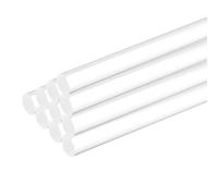 QUARKZMAN 10Pz Barre acriliche 7/20" x 12" Acrilico Pops Plastica Bastoncini di Acrilici Plastica per Realizzazione Modelli Artigianato Illuminazione - 9mm x 300mm