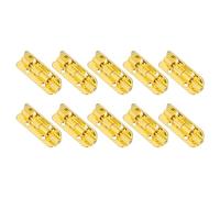 QUARKZMAN 10pz Cerniere Ovali Mini Cerniere Farfalla Lunghe 40x10mm Oro