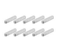 QUARKZMAN 10pz Chiave a Piuma Estremità Rotonda, 4x4x22mm Chiavette Elastiche Acciaio Inossidabile Professionale Chiavetta Parallela per Albero Trasmissione per Industria Meccanica Fissaggi