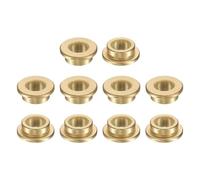 QUARKZMAN 10Pz Cuscinetti A Manicotto Con Flangia, 8 X 12 X 6 mm(Alesaggio*OD*Lunghezza), Boccole Autolubrificanti In Bronzo Sinterizzato per Attrezzature Industriali