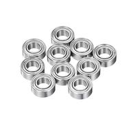 QUARKZMAN 10pz Cuscinetti a Sfere a Gola Profonda Mr84Zz 4x8x3mm Cuscinetto Miniatura Acciaio Cromato Doppio Schermato Cuscinetti di Precisione, P5 (Abec 5)