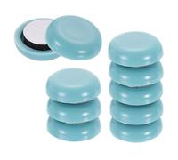 QUARKZMAN 10Pz Cuscinetti Per Mobili, 3/4 Pollice Rotondi Autoadesivi Cuscinetti Per Spostare Mobili Su Tappeti Proteggi Pavimento Per Pavimenti Moquette Vinile Legno, Celeste