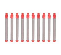 QUARKZMAN 10pz Filtro per Pistola Airless, Filtro per Schermo Alta Pressione per Pistola a Spruzzo, Filtro Ricambio Accessori per Spruzzo Tipo Push On, Rosso