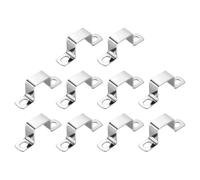 QUARKZMAN 10pz Morsetto a Sella a U, 30x30mm Fascette Stringitubo in Acciaio Inossidabile 304 Morsetti per Tubi per Porta Battente Chiusa Supporto Barra per Fissare Condutture Cavi
