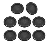 QUARKZMAN 10pz Occhielli in Gomma 42mm Foro di Perforazione, Guarnizione Anello per Tappi Fori a Doppia Faccia ID 35mm Passacavi Scrivania per Protezione dei Cavi Firewall, Nero