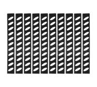 QUARKZMAN 10pz Proteggi Lama Coltelli, 165x20x4.3mm Coperture Lama Coltello in Plastica Universali Coperture Lama Coltello Custodia per Cucina, Nero