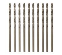 QUARKZMAN 10pz Punte da Trapano Jobber Cobalto 1,8mm / 0,071" Acciaio ad Alta Velocità HSS M35 Utensile Punta Elicoidale per Acciaio Inossidabile Rame Legno Plastica e Altri Materiali Duri