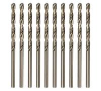 QUARKZMAN 10pz Punte da Trapano Jobber Cobalto 2,9mm / 0,114" Acciaio ad Alta Velocità HSS M35 Utensile Punta Elicoidale per Acciaio Inossidabile Rame Legno Plastica e Altri Materiali Duri
