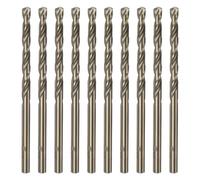 QUARKZMAN 10pz Punte da Trapano Jobber Cobalto 3,9mm / 0,154" Acciaio ad Alta Velocità HSS M35 Utensile Punta Elicoidale per Acciaio Inossidabile Rame Legno Plastica e Altri Materiali Duri