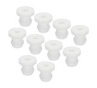 QUARKZMAN 10pz Scatto Gomma Occhiello Spina Montaggio Diametro 6mm ID 3.5mm Sigillo Anti Graffio per Elettrico Scatola Cavo Tubo Bianco