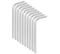 QUARKZMAN 10Pz Set di Chiavi a Brugola 2mm Chiave Torx Esagonali in Acciaio Inossidabile a Forma di L Metriche Set Attrezzi per Riparazioni Fai Da Te in Casa Biciclette e Motociclette