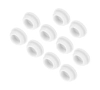 QUARKZMAN 10pz Tappi in Silicone per Foro Chiusura Scatto 12,5mm/0,5" Dia Montaggio Larghezza Scanalatura Stretta 2mm Pannello Copertura Guarnizione Rotonda per Passacavi Tappi Tenuta Bianco