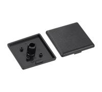 QUARKZMAN 10pz Tappi Terminali Estrusi in Nylon, 45x45mm Profilo in Alluminio Scanalatura a T Standard Europeo 4545 Tappo Protezione per Tubo Acquario Supporto Ripiani Tubo in Metallo, Nero