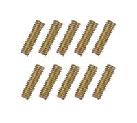 QUARKZMAN 10pz Viti Filettate Intere 5/16x1" Tutti Perni Filettati Vite Filettata Lunga Acciaio Carbonio per Mobili Ringhiera Montaggio Fissaggio Collegamento Telaio Zinco Colorato