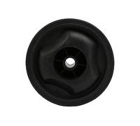 QUARKZMAN 115 x 42mm Aria Compressore Ruota x Plastica per Aria Compressore e Utilità Carrello, [Nero]