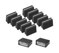 QUARKZMAN 12 Pezzi Cappucci Universali per Cursori Nero | per Miscelatore e Consolle di Missaggio, in Plastica, Sostitutivi per Potenziometro, per Regolatore Disc Jockey
