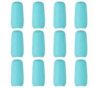 QUARKZMAN 12 Pezzi Coperture Per Bottiglie In Silicone Coperture Blu | Igieniche Da Viaggio Antigoccia Elastici, Per Viaggio, Tappi Per La Maggior Parte Delle Bottiglie Igieniche, Per Borsa