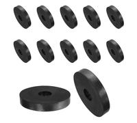QUARKZMAN 12 Pezzi Distanziali In Gomma 60mm Diametro Esterno x 15mm Diametro Interno x 10mm Altezza Distanziali Rotondi Antivibranti Spessori In Gomma Spessa