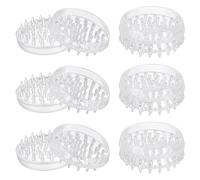 QUARKZMAN 12 Pezzi Protezioni per Tappeti Coppe Bloccaruote 48mm Tazza per Mobili Rotondo Spillo Protezioni Tappeti Mobili per Gambe Mobili Tavolo Sedia Divano