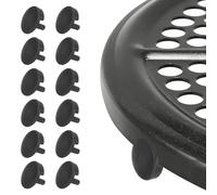 QUARKZMAN 12 Pezzi Ricambi Per Friggitrice Ad Aria, Accessori Gomma Silicone Anti-graffio Piedini Paracolpi Per Griglie, 0.7x0.7x0.6 Pollici, Rotondi