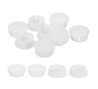 QUARKZMAN 12 Pz 25mm(1") Tappi Copriforo A Scatto Rotondo Per Pannello Incassato Per Inserto Di Mobili, Pannello Terminale, Bianco