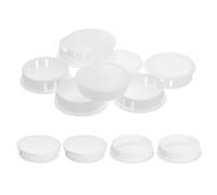 QUARKZMAN 12 Pz 38mm(1-1/2") Tappi Copriforo A Scatto Rotondo Per Pannello Incassato Per Inserto Di Mobili, Pannello Terminale, Bianco