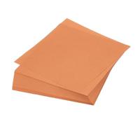 QUARKZMAN 125 Fogli Carta Origami Doppio Lato 6x6 Pollici (15x15cm) Foglio Quadrato per Progetti Artistici, Principianti, Decorazioni Regalo, Rosso Arancio