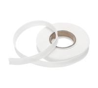 QUARKZMAN 12mm Nastro Sbieco a Piega Singola Nastro Sbieco Continuo in Poliestere Cotone per Cucito Fai Da Te Rilegature Tessuti Orlo Artigianato (Bianco 9M)