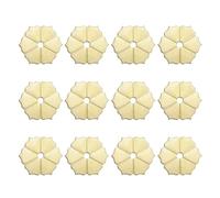 QUARKZMAN 12Pcs Placca Posteriore Pomello Mobiletto, 1.77 Pollice Forma Esagono Fiore Placca Posteriore Ottone Decorarezione Classica Mobili Guarnizione Per Mobile Cassetto Ante dio