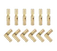 QUARKZMAN 12pz Cerniera Botte Invisibile Ottone, 25x5mm Cerniere Nascoste, Supporto Pieghevole Cerniere Cilindriche Botte Nascoste per Scatola Ricordi DIY, Cerniera Botte Porta Armadio