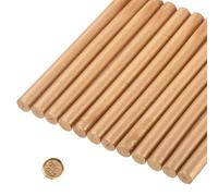 QUARKZMAN 12Pz Oro Chiaro Cilindro Ceralacca Bastone Colla Pistola Ceralacca Asta Artigianato Adesivo Ceralacca per Lettera Sigillo Timbro Cera, Inviti Nozze, Decorazione Imballaggio