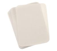 QUARKZMAN 12pz Toppe Termoadesive per Riparazione Tessuti Toppe Riparazione Tessuti 4,1"x3" per Abbigliamento Pantaloni Borse Riparazione Buchi Decorazione (Beige)