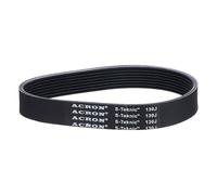 QUARKZMAN 130J8 PJ Cinghia Trapezoidale 8 Nervature 330mm Lunghezza x 18,72mm Larghezza x 3,5mm Altezza, Cinghia a V in Gomma EPDM, Cinghia Micro V Multi Cuneo