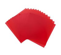 QUARKZMAN 14 Pezzi Fogli Di Plastica Colorati, Pellicola Trasparente Ambra Gel Di Correzione Colore Filtro Luce Impermeabile 2 X 2" Fogli Per DIY Artigianato, Illuminazione LED, Foto (Rosso)