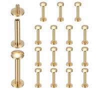 QUARKZMAN 15 set Vite Chicago M4x30mm 10mm diam. Ottone Oro