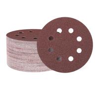 QUARKZMAN 150Pz 125mm 5 Inch Dischi Leviganti 8 Fori Grana 40 Carta Vetrata a Gancio e Anello per Levigatrice Orbitale per Lavorazione del Legno Automobilistico Metallo