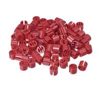 QUARKZMAN 150pz Etichette Vuote per Appendini, Adatte per Asta 3,5mm Clip per Appendini Dimensioni di Abbigliamento Etichette Colorate Codifica Colore per Appendini, Rosso