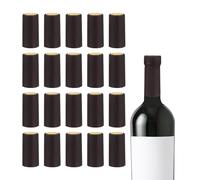 QUARKZMAN 150pz PVC Termo Termoretraibile Capsule Vino Bottiglie Sigillatura Vino Termoretraibile Tappi per Vino Bottiglie Vetro Vino Cantine Casa 30x60mm Viola