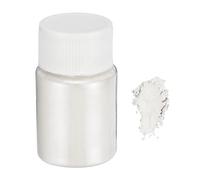 QUARKZMAN 15g/0,5oz Polveri di Pigmenti Epossidici in Resina Naturale in Polvere Mica per Resina Colata, Vernice Auto, Arti e Mestieri Fai-Da-Te, Bianco Perle
