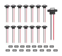 QUARKZMAN 15Pcs Connettore Femmina Type-C Da Pannello Impermeabile, Terminale Verticale Con Anello Di Gomma Per Installazione.